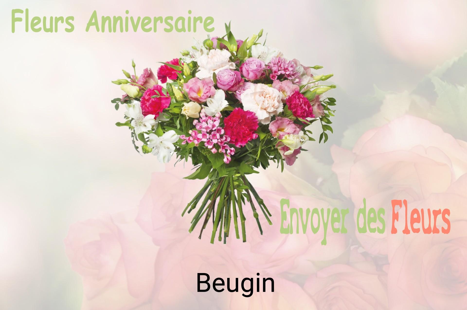 Bouquet de fleurs d’anniversaire livré à Beugin